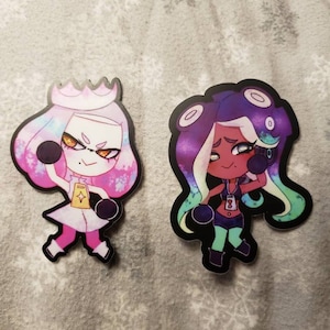 LAST BATCH Splatoon 2 : Deep Cut, Squid Sisters, Off the Hook Stickers