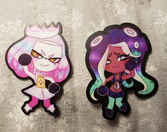 LAST BATCH Splatoon 2 : Deep Cut, Squid Sisters, Off the Hook Stickers