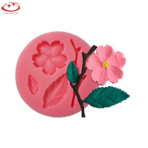 Flower Branch Leaves Silicone Mold