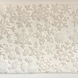 Snowflake Silicone Mold For side of cake