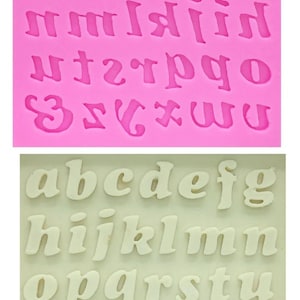 Small Lowercase Alphabet Silicone Mold