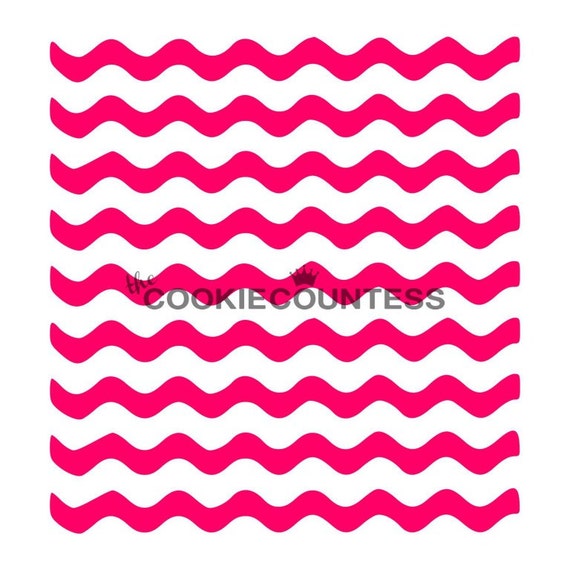 Ric Rac Stencil | Etsy