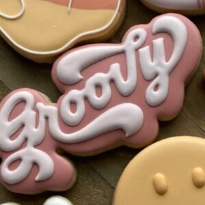 Groovy Outline Cookie  Cutter Various Sizes