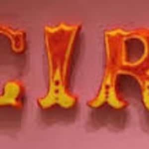Circus Letters Cutters Cake Decorating