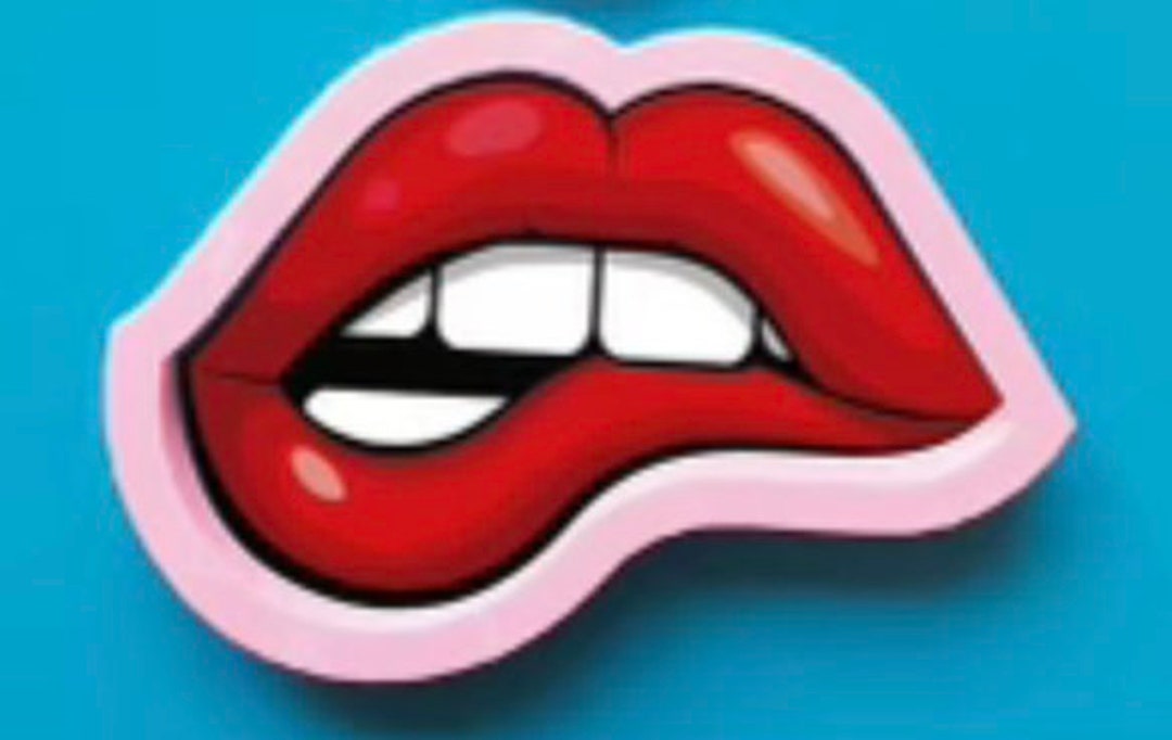 Lips Cutter Lips Biting Lip Cutter 4 Inches Wide - Etsy