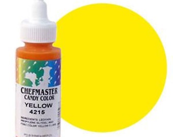 Yellow  Candy Color 2 Oz By Chefmaster