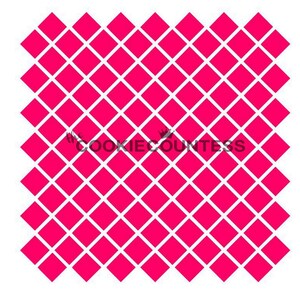 Lattice Cookie Stencil