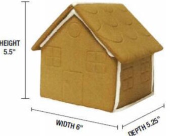 6pc Gingerbread House