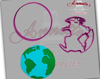 Planet Earth cookie Cutter Various Sizes