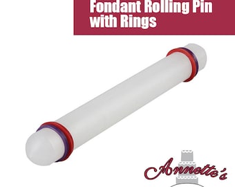 Fondant Rolling Pin with Rings