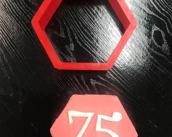 Hexagon Cookie Cutter Various Sizes