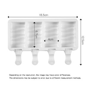 Silicone Popsicle Molds with triangular side shape