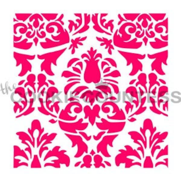 Lovely Damask Stencil