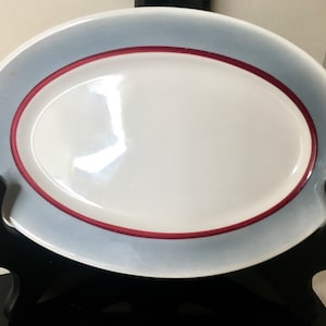 5 Pcs Small Oval Platter/plates Syracuse Restaurant Hotel Ware USA