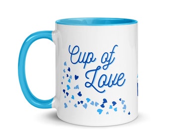 Cup of Love Mug - In Blue or Pink