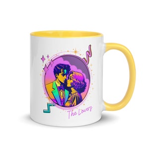 Taza Tarot Los Enamorados Retro 90s