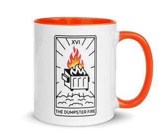 Tarot Mug - The Dumpster Fire