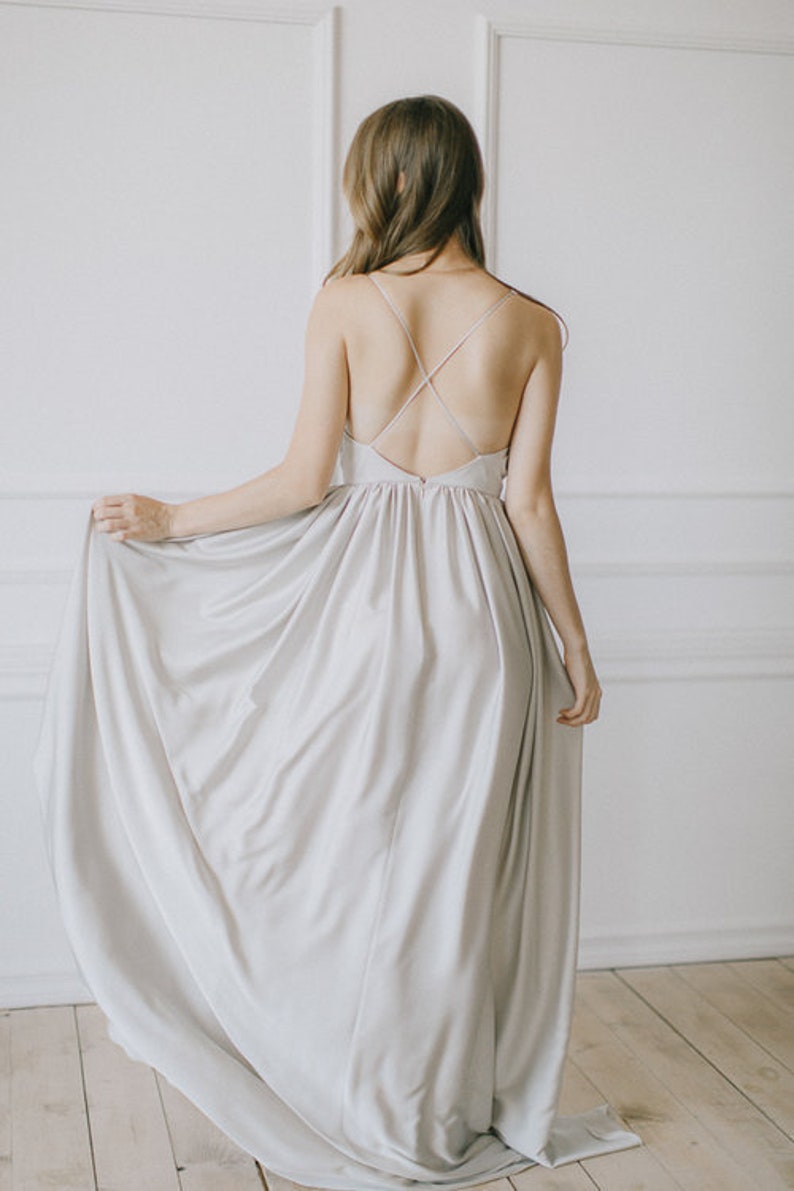 Zwei Stück Hochzeitskleid Spitze Braut trennt Kleid Kirche ...