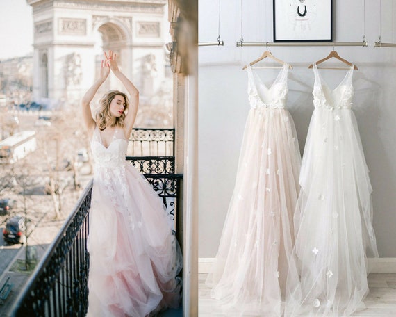 Summer Tulle Wedding Dress