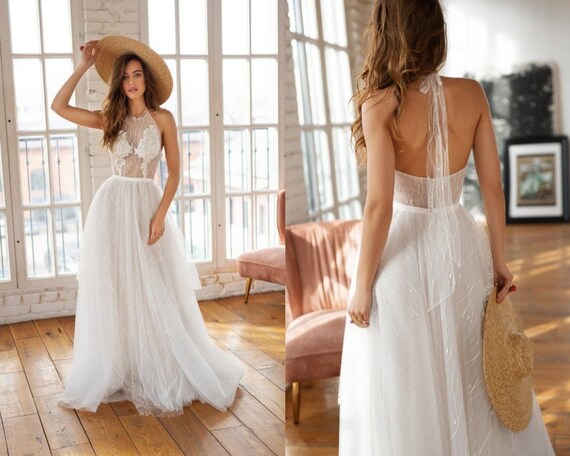 boho summer wedding dress