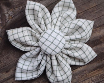 Green Check Bow