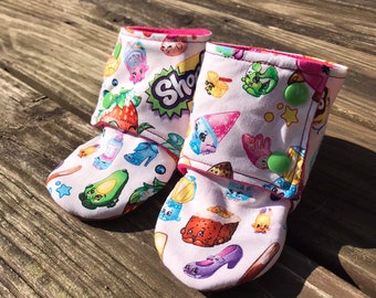 Soft Soled Booties (Character print)