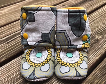 Soft Soled Booties (Standard prints N-Z)