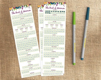 Book of Mormon Reading Chart Bookmark (Instant Download)