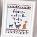 Cat Lovers Printable Kit Cat Art &amp; Cat Lover's Card - Etsy