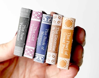 LDS Mini Scripture Books: Youth Primary Activity (Instant Download)