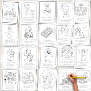 Lds Scriptures Colouring Pages LDS Coloring Pages for Kids: Doctrine & Covenants Activity Sheets (PDF ...