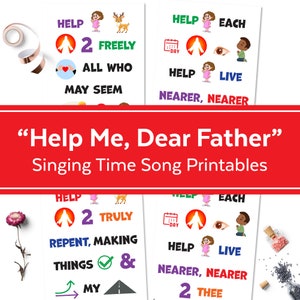 Help Me, Dear Father | Singing Time Flipchart for LDS Primary