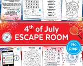 4th of July Escape Room Game: DIY Family Mystery (Digital Download)