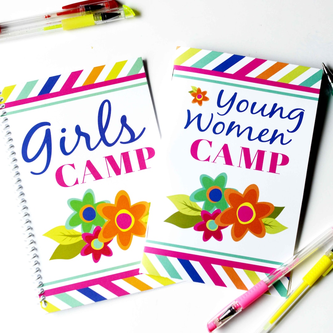 LDS Girls Camp Printable Journal Kit | Young Women Journal - Etsy