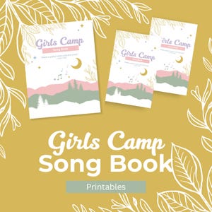 Libro di canzoni per il campo estivo delle ragazze LDS, divertimento al campo estivo delle Giovani Donne, canzoni divertenti da falò per le Giovani Donne