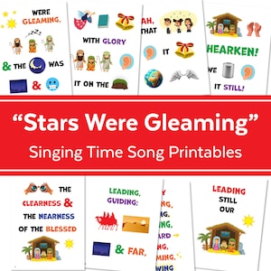 Stars Were Gleaming Song Chart: LDS Primary Christmas (PDF)