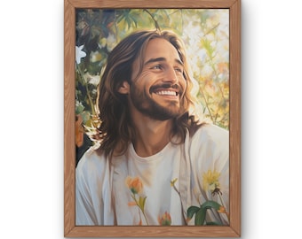 Lámina artística de Jesús: El Cristo Viviente, decoración cristiana (descarga digital)