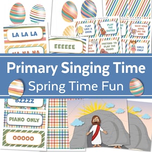 Spring Singing Time Fun Kit: LDS Primary Games (PDF)
