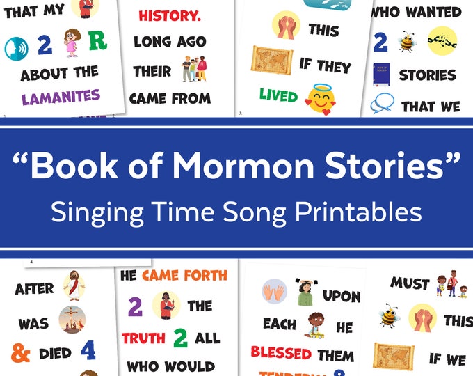 LDS Primary Songs Collection Kit in a Box Perfect for Church and Home ...