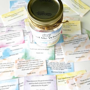 LDS Scripture Verse Jar Kit: Inspirational Gift (PDF Printable)