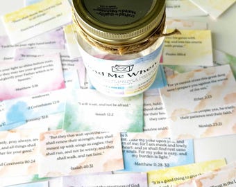 LDS Scripture Verse Jar Kit: Inspirational Gift (PDF Printable)