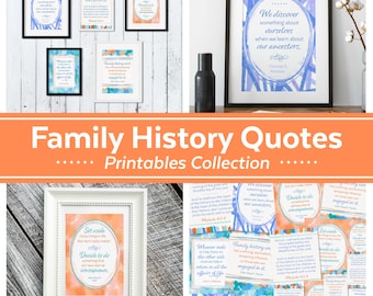 Family History Quotes Printable Collection | LDS Family History