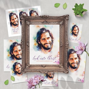 2025 Look Unto Christ Printable Posters Gifts Bookmark - Young Women Gift- Come Follow Me Doctrine and Covenants - Add any language!