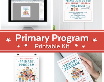 LDS Primäre Programm Kit: Präsentation Printables (Digitaler Download)