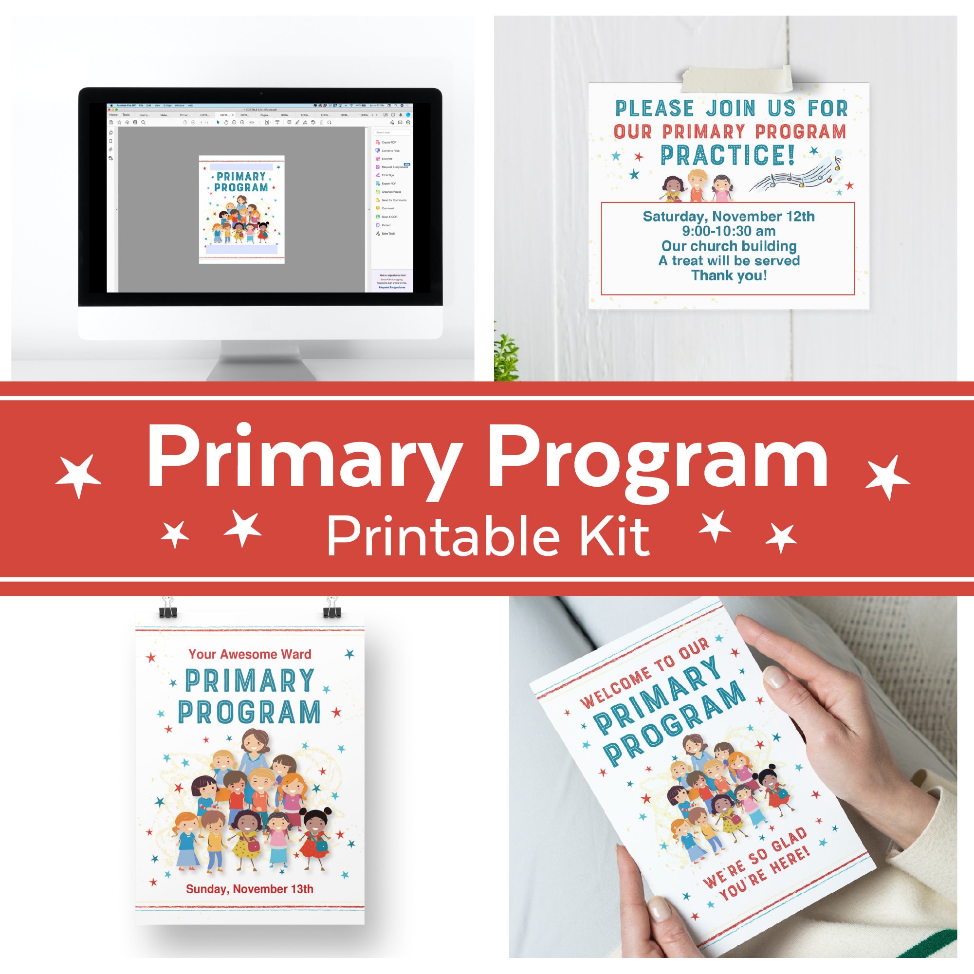 LDS Primary Program Kit Primary Sacrament Presentation Kit LDS Primary