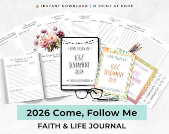 2026 Old Testament Study Journal, LDS Scripture Guide (PDF)