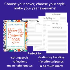 2025 Come Follow Me Journal: LDS Scripture Study (digital Download) Etsy