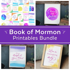 Book of Mormon Come Follow Me 2024 Ministering and Lesson Handouts