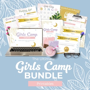 LDS-kampbundel voor meisjes | Afdrukbare kampresources jongevrouwen | Digitale download | Jeugdthema 2025 | LDS-kampplanner | Prijzen en meer!