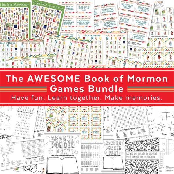 The AWESOME Book of Mormon Games Bundle